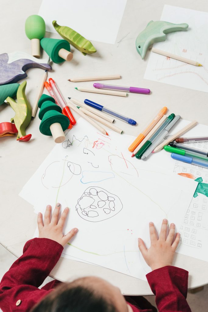 Child painting Child painting
