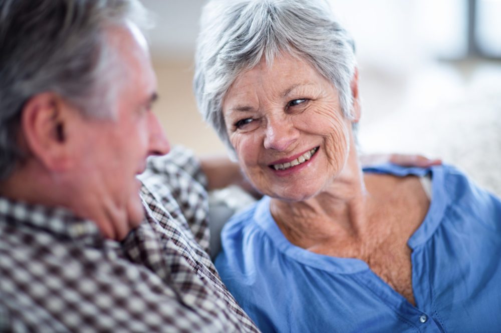 Happy,Senior,Couple,Looking,At,Each,Other,And,Smiling,At Happy,Senior,Couple,Looking,At,Each,Other,And,Smiling,At
